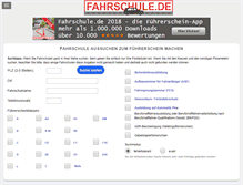 Tablet Screenshot of fahrschulen.de